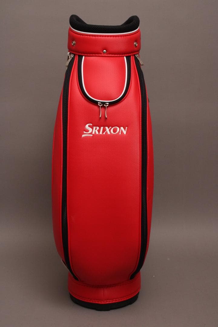 良品 スリクソン SRIXON キャディバッグ《8.5型》カート 5分割 レッド