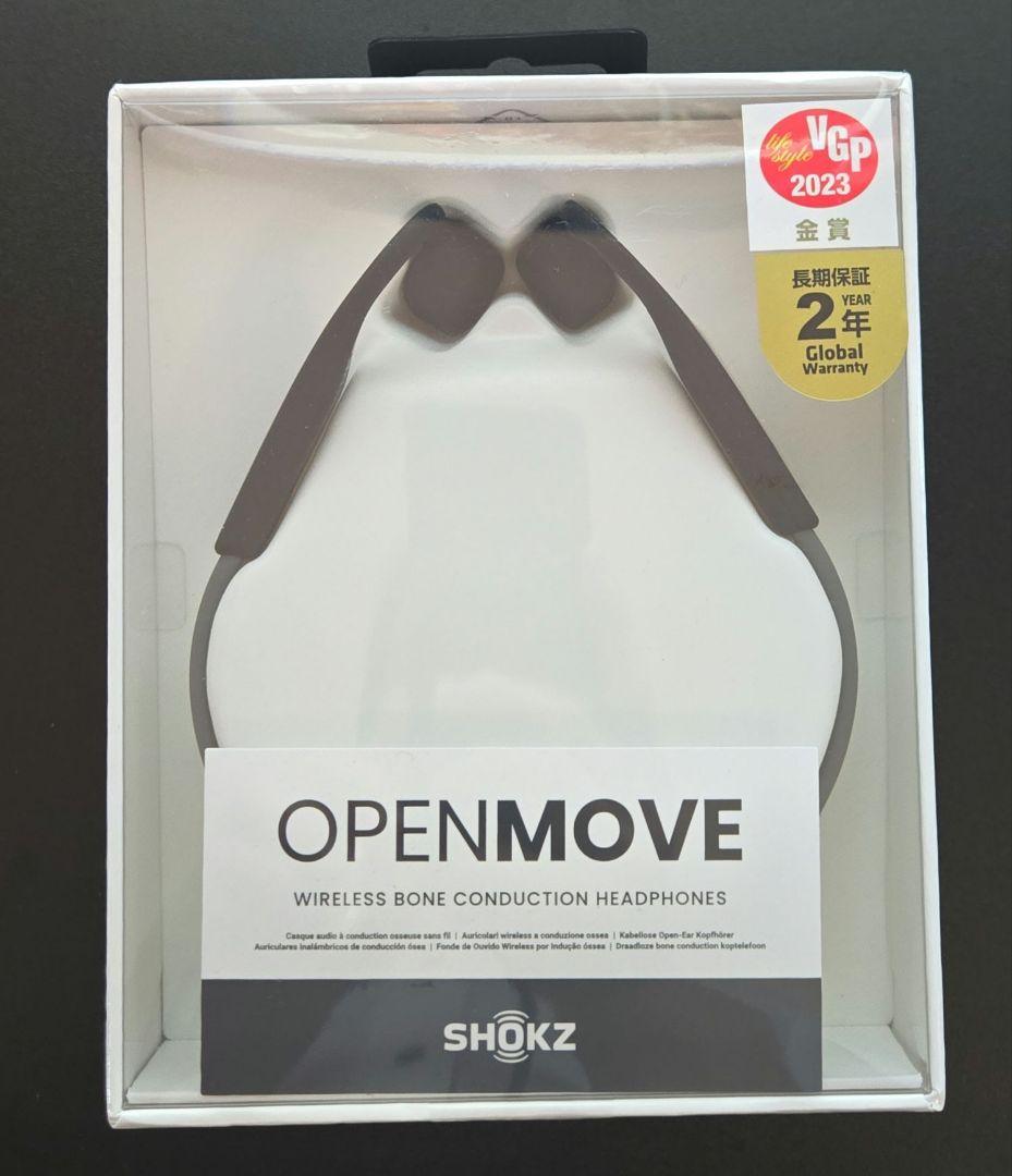 y*s様 SHOKZ 骨伝導イヤホンOPENMOVE S661 グレー OpenMove お手頃価格の骨伝導 イヤホン - Shokz (ショックス) 日本