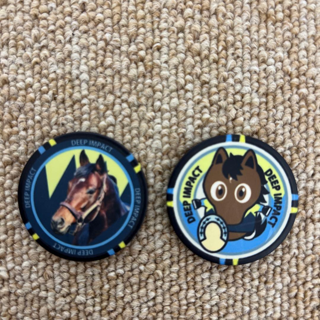 ディープインパクト カジノチップゴルフマーカー - メルカリ