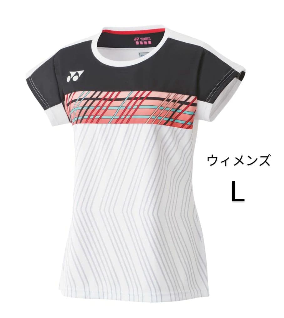 20529 ヨネックス ゲームシャツ ウィメンズL ホワイト - メルカリ
