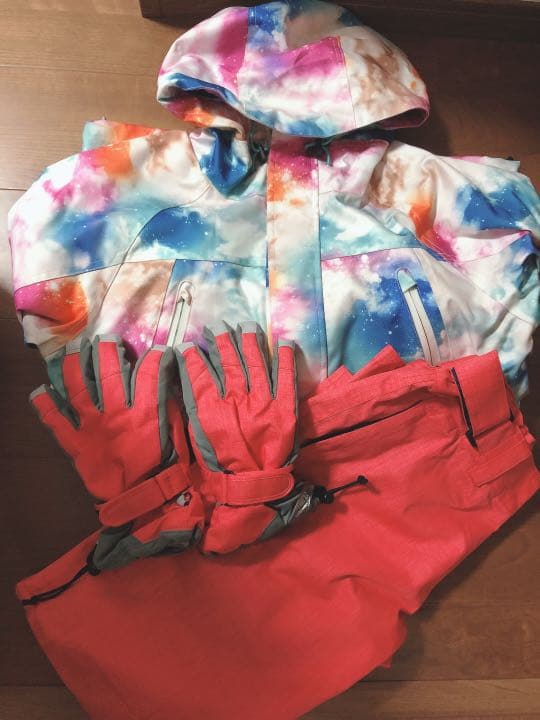 スキーウェア　上下セット　9号　グローブ 5点セット レンタルよりお得 福袋 スノーボードウェア 上下セット