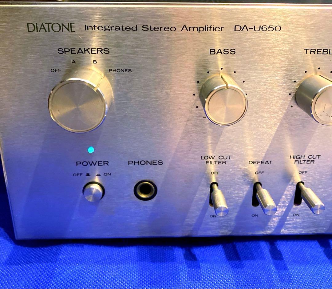 DIATONE プリメインアンプ DA-U650 ダイヤトーン 三菱電機 - メルカリ