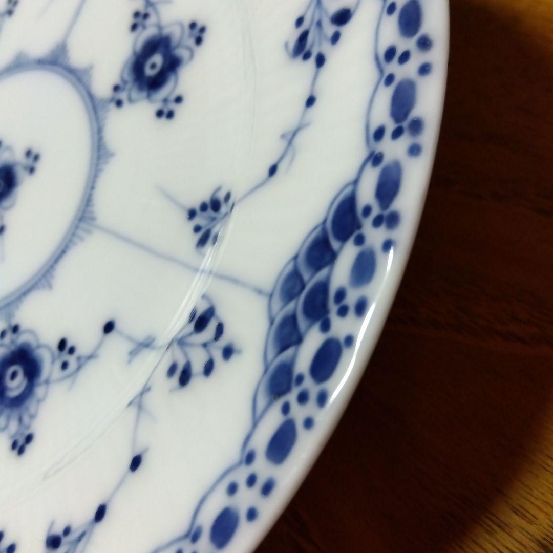 骨董品1889-1922年製；ロイヤルコペンハーゲン，ブルーフルーテッド