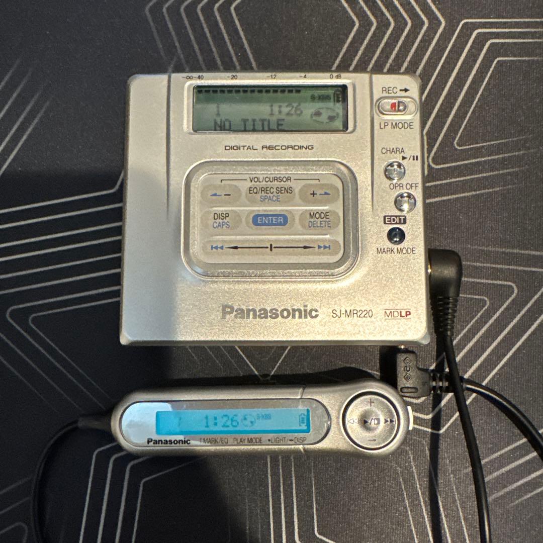 Panasonic MDプレーヤー SJ-MR220 Amazon.co.jp: Panasonic パナソニック SJ-MR220-A ブルー ポータブル