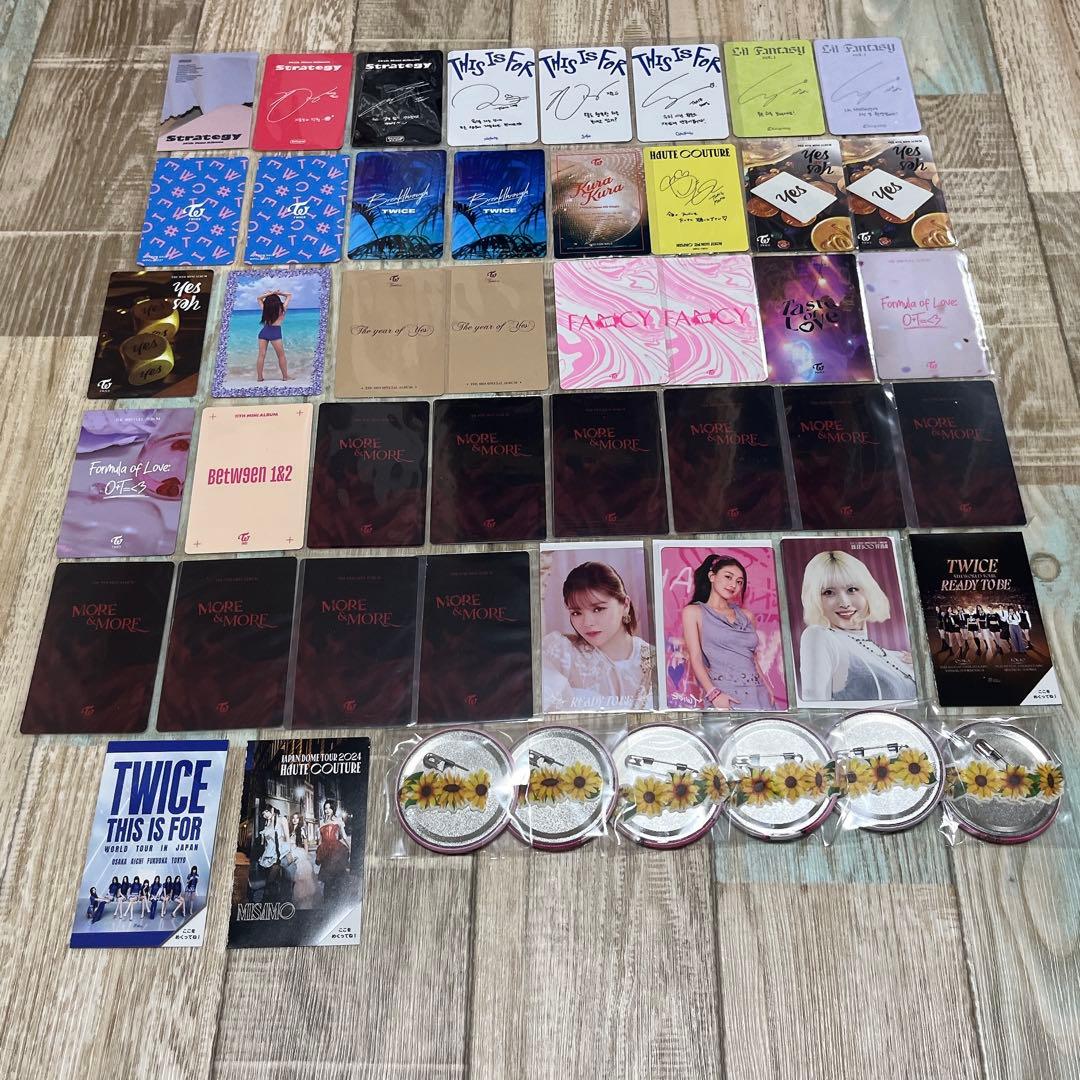 TWICE トレカ、缶バッジ、ピンバッジ まとめ売り 100枚 - メルカリ