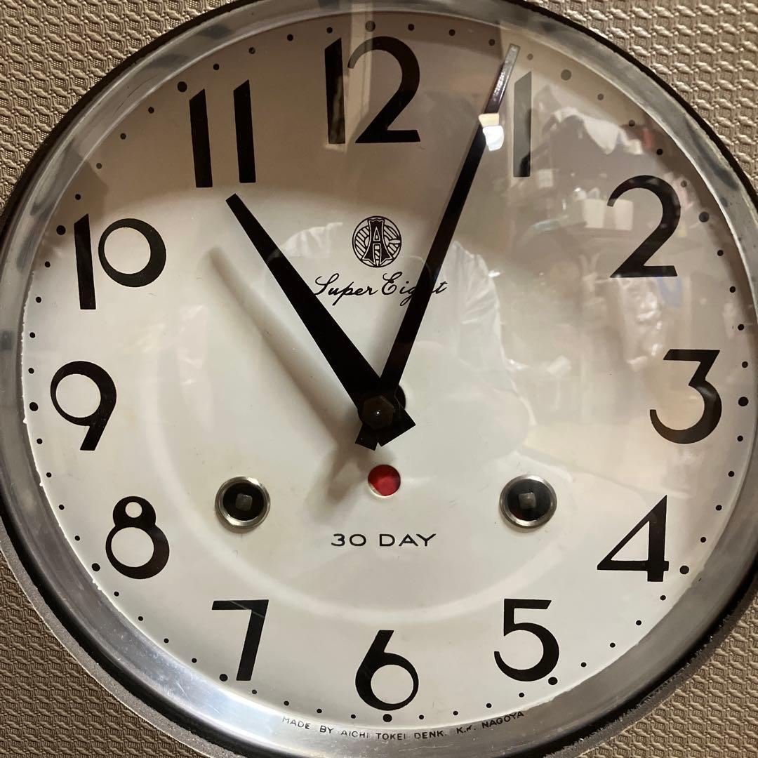 昭和 ゼンマイ式振り子時計 愛知時計 - メルカリ