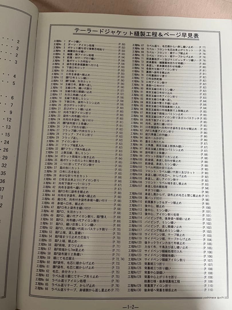 メンズ技術大百科 テーラー テーラード パターンメーキン 平面製図