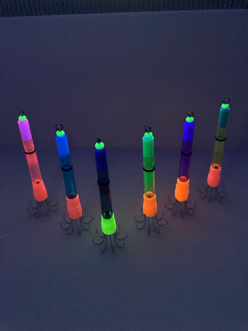 ケミインフラワー】4本セット イカ釣りフラワー エギ - メルカリ