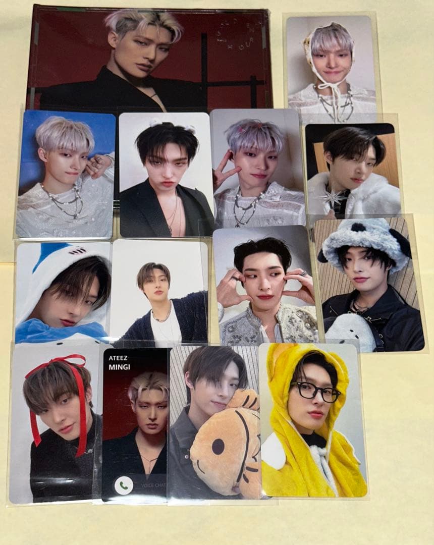 ATEEZ ミンギ トレカ セット GOLDEN HOUR:Part.2 - メルカリ