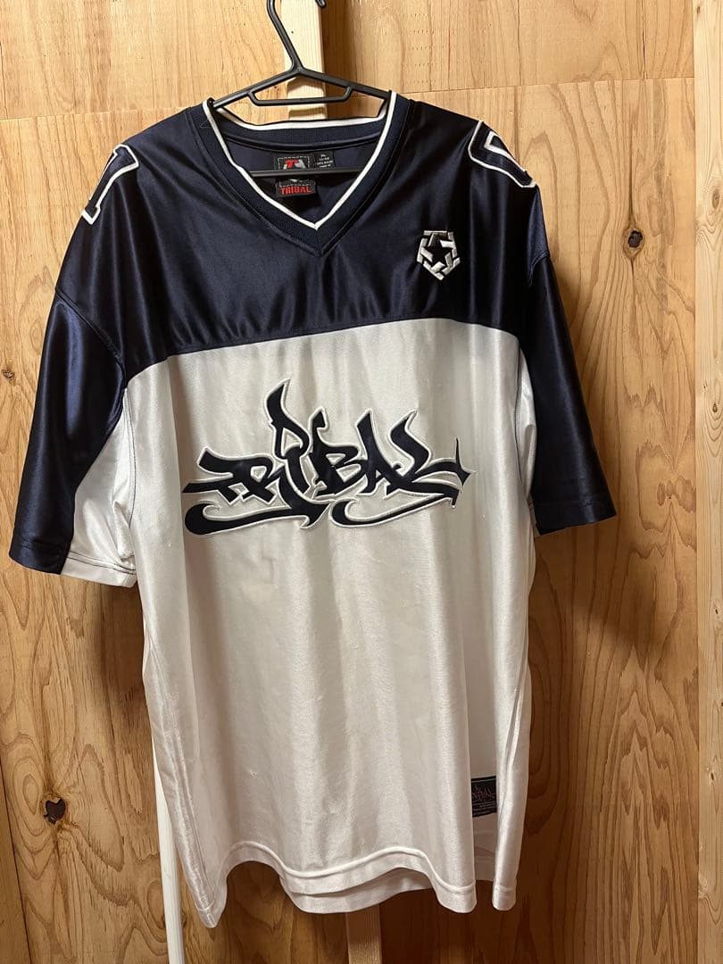 TRIBAL アメフト シャツ 旧型 00s トライバル 半袖Tシャツ ブラック 3XL TRIBAL Gear ストリート