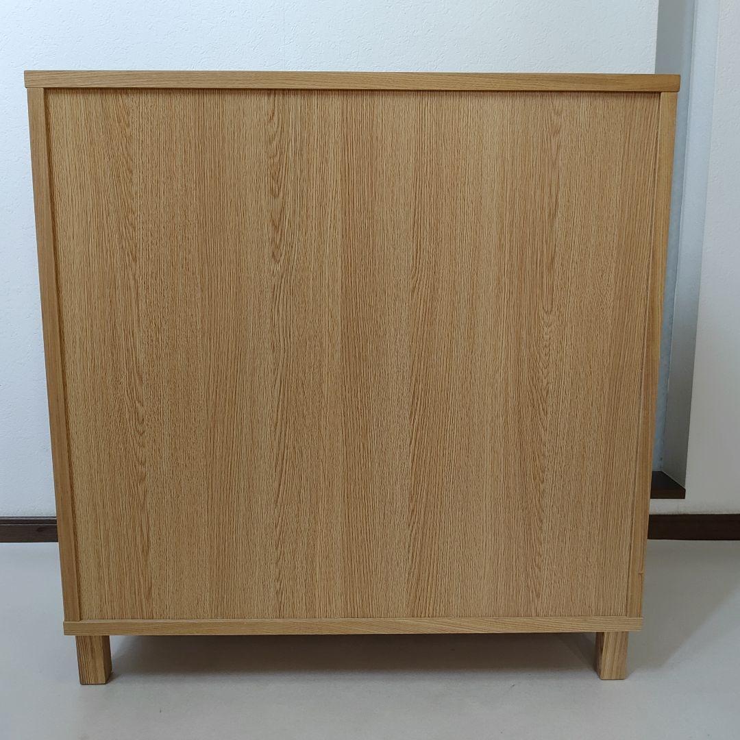 美品 廃盤希少 MUJI 無印良品 ガラスキャビネット 食器棚 送料無料