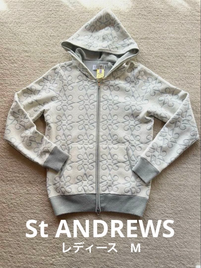 セントアンドリュース　フルジップニットパーカー　防寒　アウター　クリーニング済み Amazon | [セントアンドリュース] メンズ フルジップニットパーカー