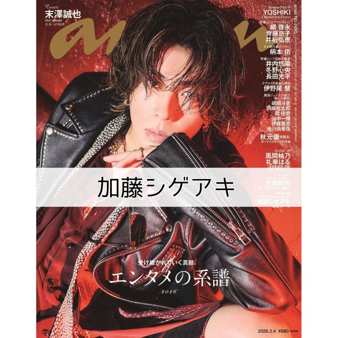 anan 加藤シゲアキ 雑誌 切り抜き - メルカリ