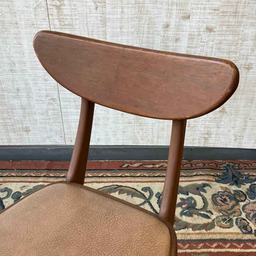 北欧レトロ オールドマルニ デルタチェア 無垢材 ベントウッドチェアー