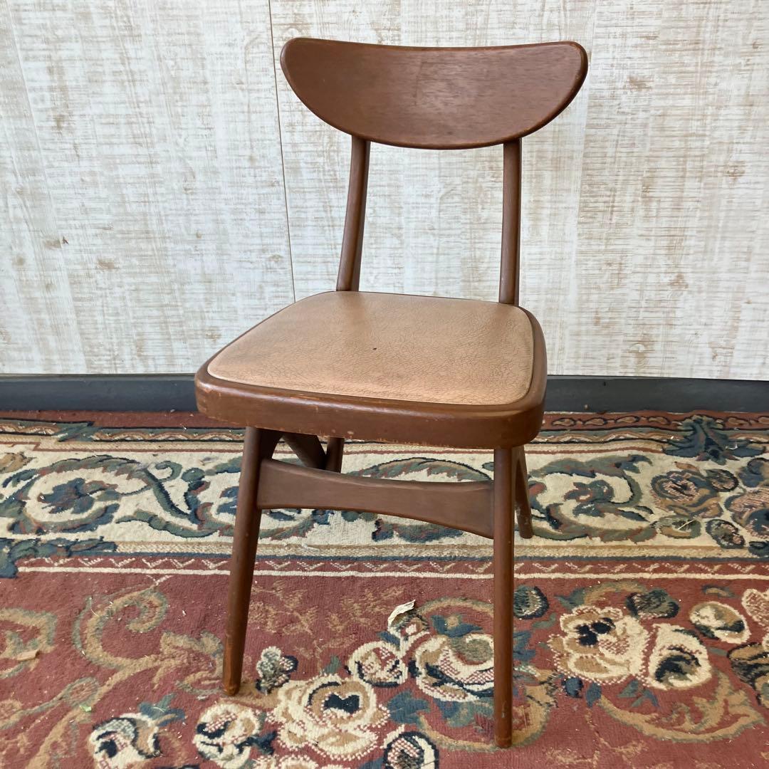 北欧レトロ オールドマルニ デルタチェア 無垢材 ベントウッドチェアー
