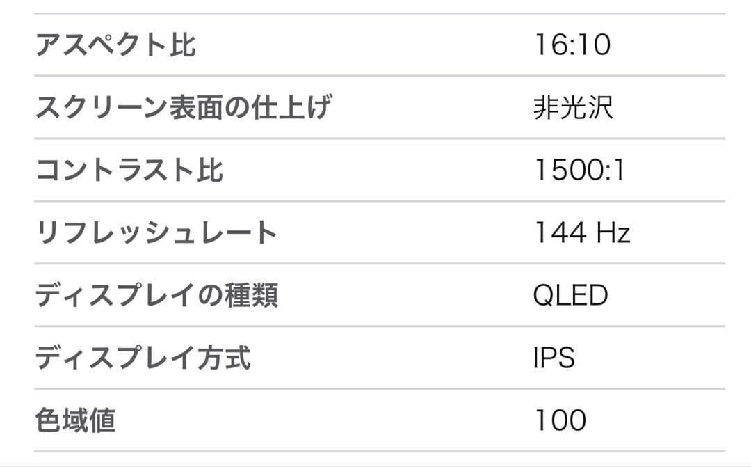 Newsoul QLED モバイルモニター 2.5K 18インチ 144Hz