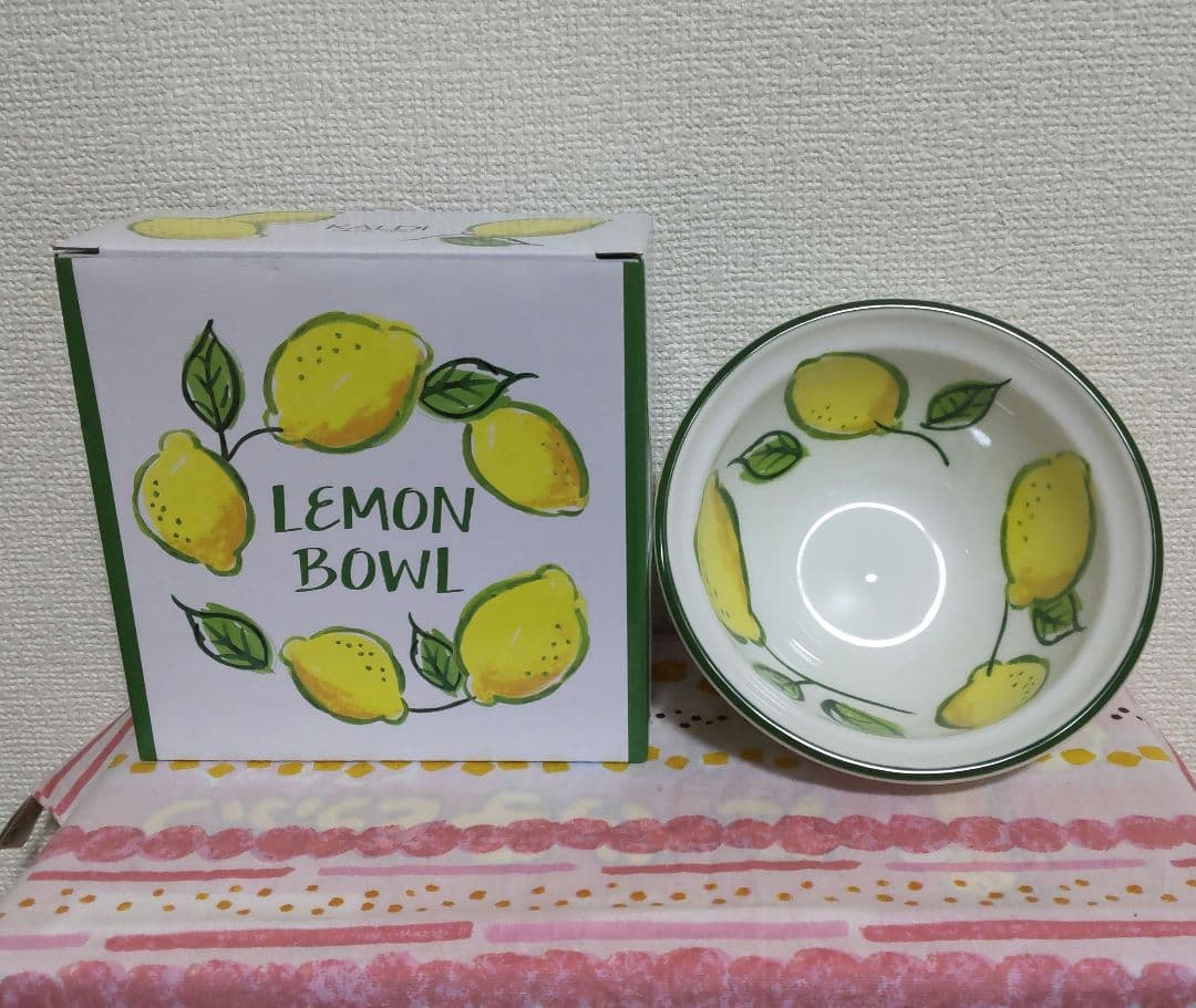 カルディ レモン柄ボウル - メルカリ