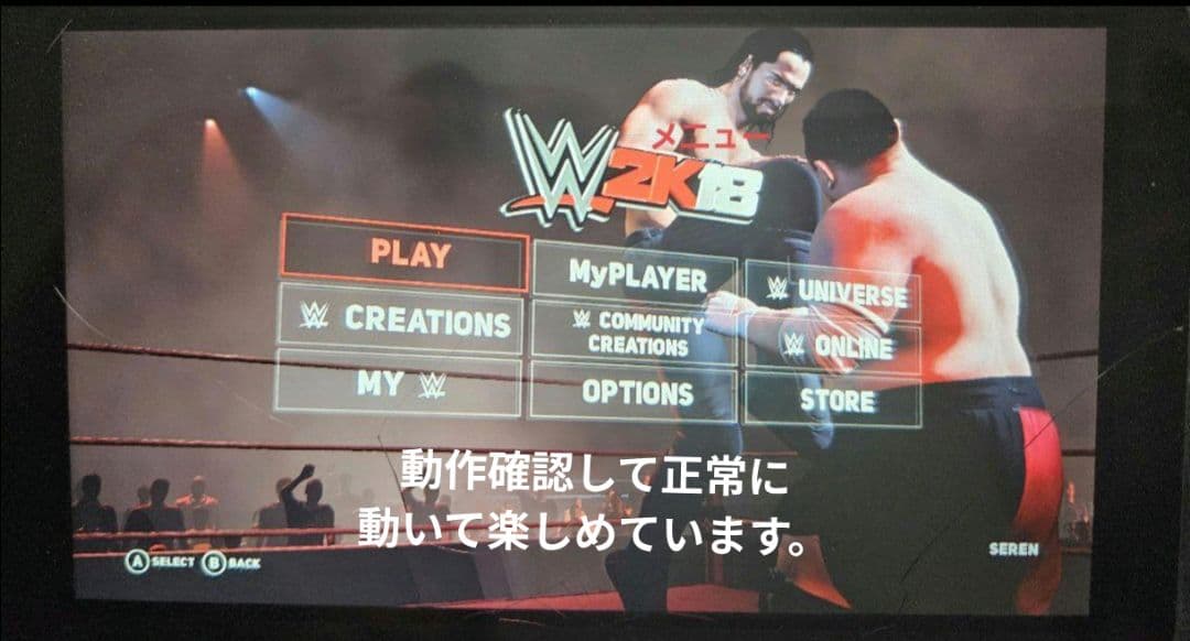 中古 WWE 2K18 Nintendo switch ソフト北米版 NY購入 - メルカリ
