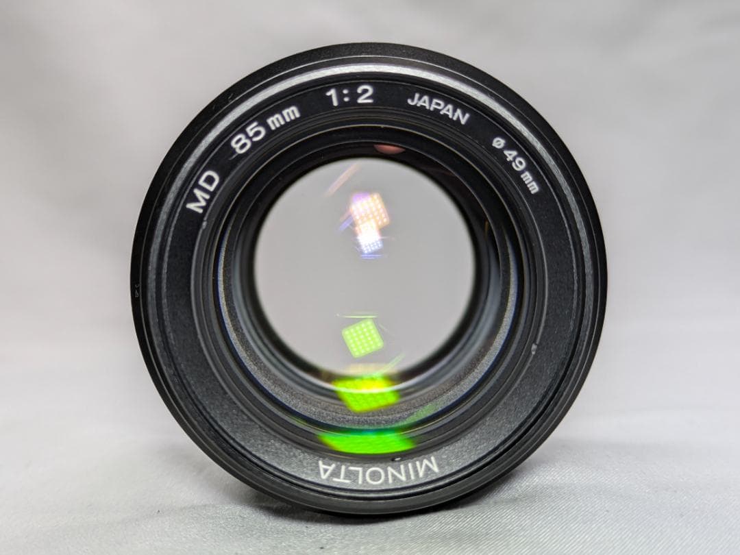 極美品 MINOLTA MD 85mm f/2 レンズ #284 - メルカリ
