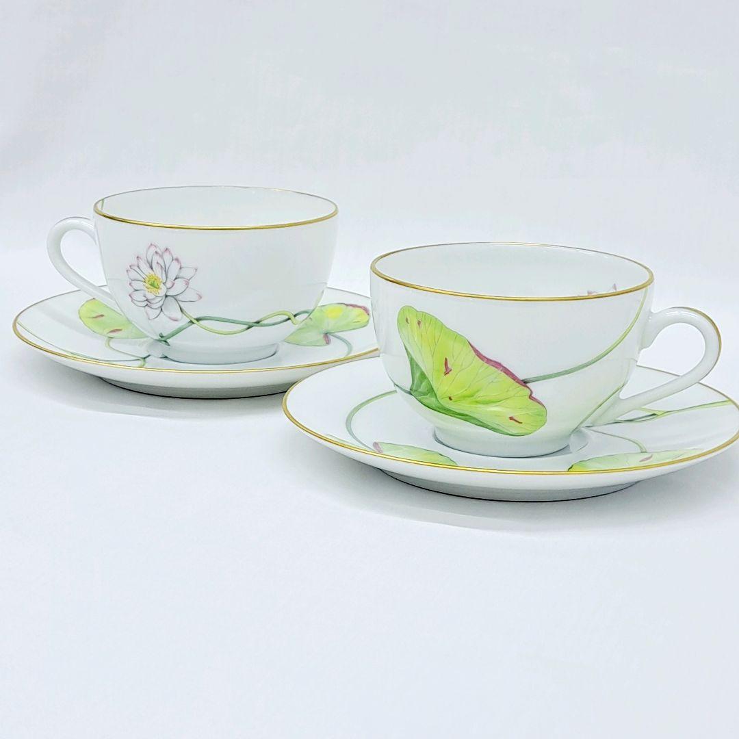 エルメス HERMES カップ＆ソーサー ナイルの庭 ペア - メルカリ