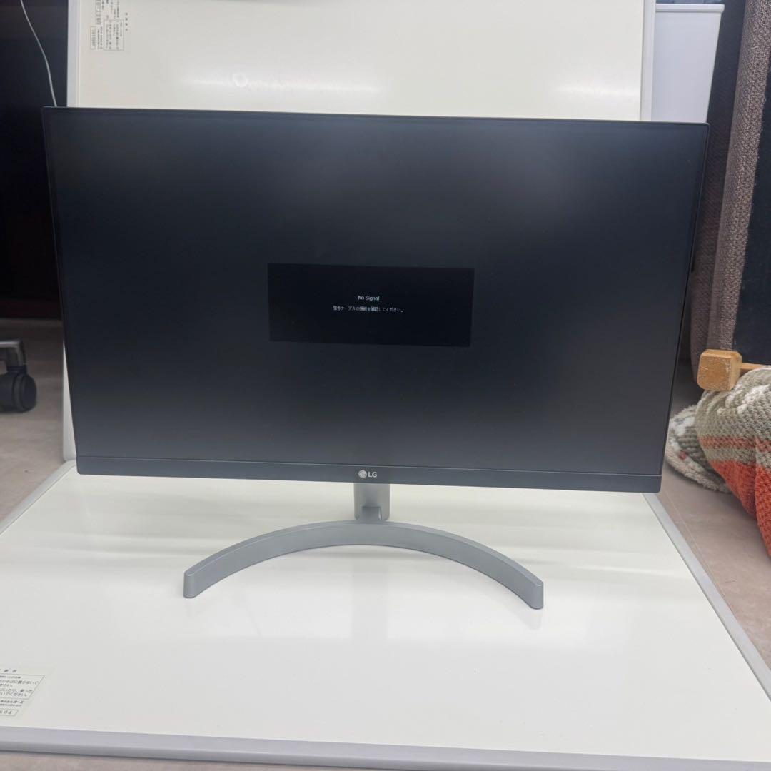 【極美品】LG 23.8インチ フレームレスモニター 24ML600S-W 没入感を高める3辺フレームレスデザイン24インチフルHDモニター