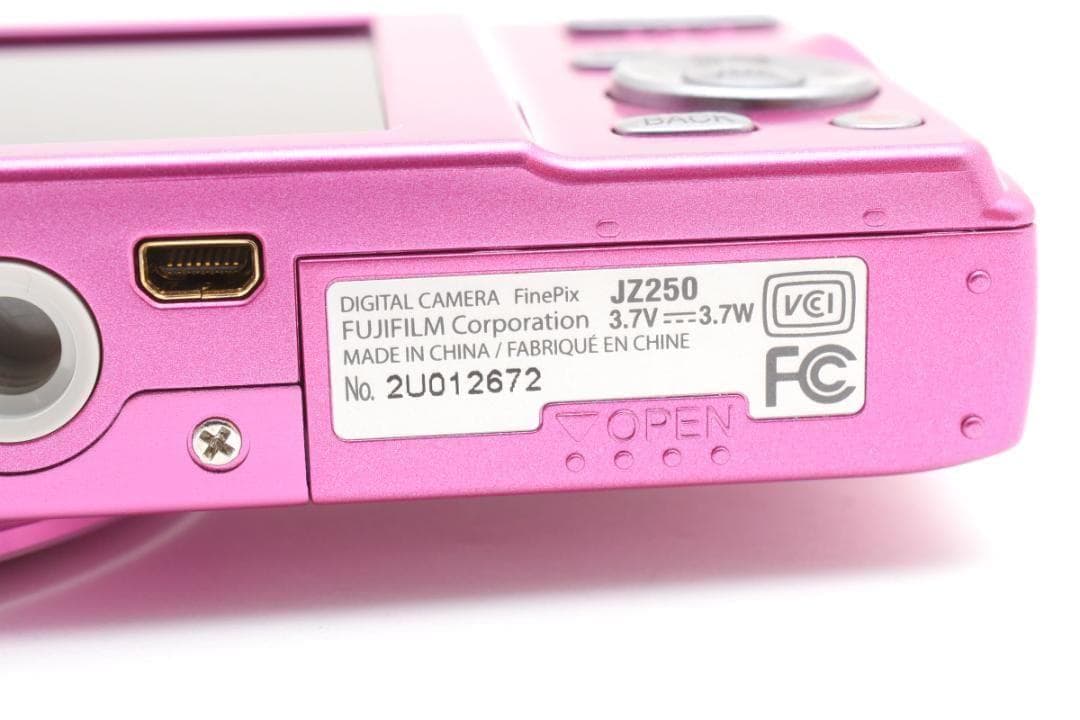 極美品 FUJIFILM FinePix JZ250 ピンク ＃A434 - メルカリ