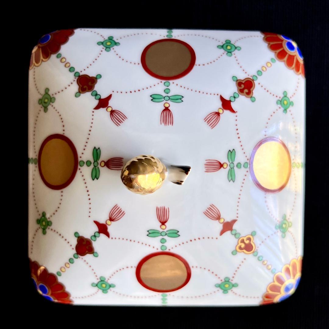 期間限定値引き』☆新品未使用 超美品☆ 錦日輪赤玉瓔珞文【角二段重