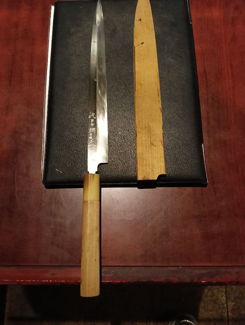 16万円正本総本店純日本鋼 本焼き包丁尺　白一鋼本焼 楽天市場】正本総本店 本焼青鋼 柳刃 刺身包丁 青紙一号鋼 300mm 1尺