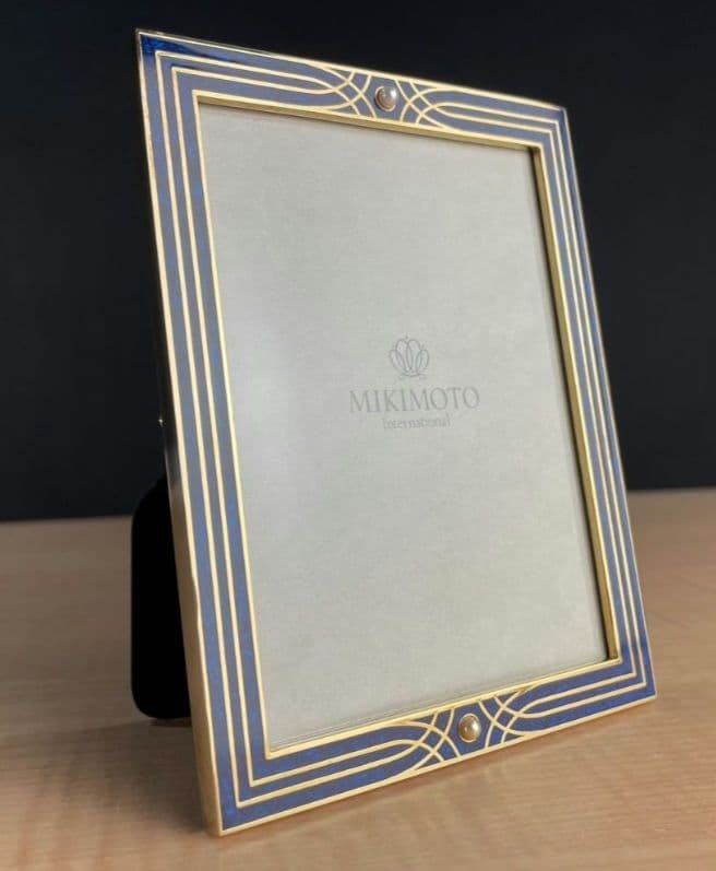 希少☆MIKIMOTOフォトフレーム クリスタルラッカー パール - メルカリ