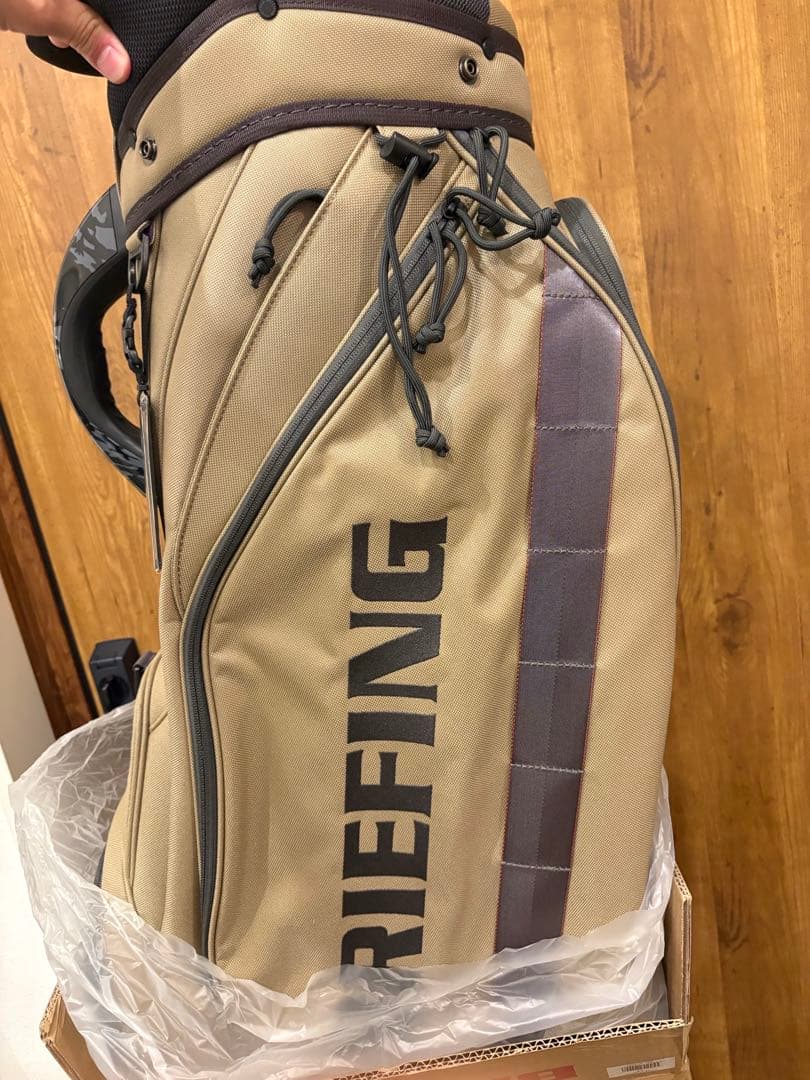 ブリーフィング CR-5 #04 キャディバッグ BRG253D04 ベージュ ブリーフィング（BRIEFING）（メンズ）キャディバッグ CR－5 04