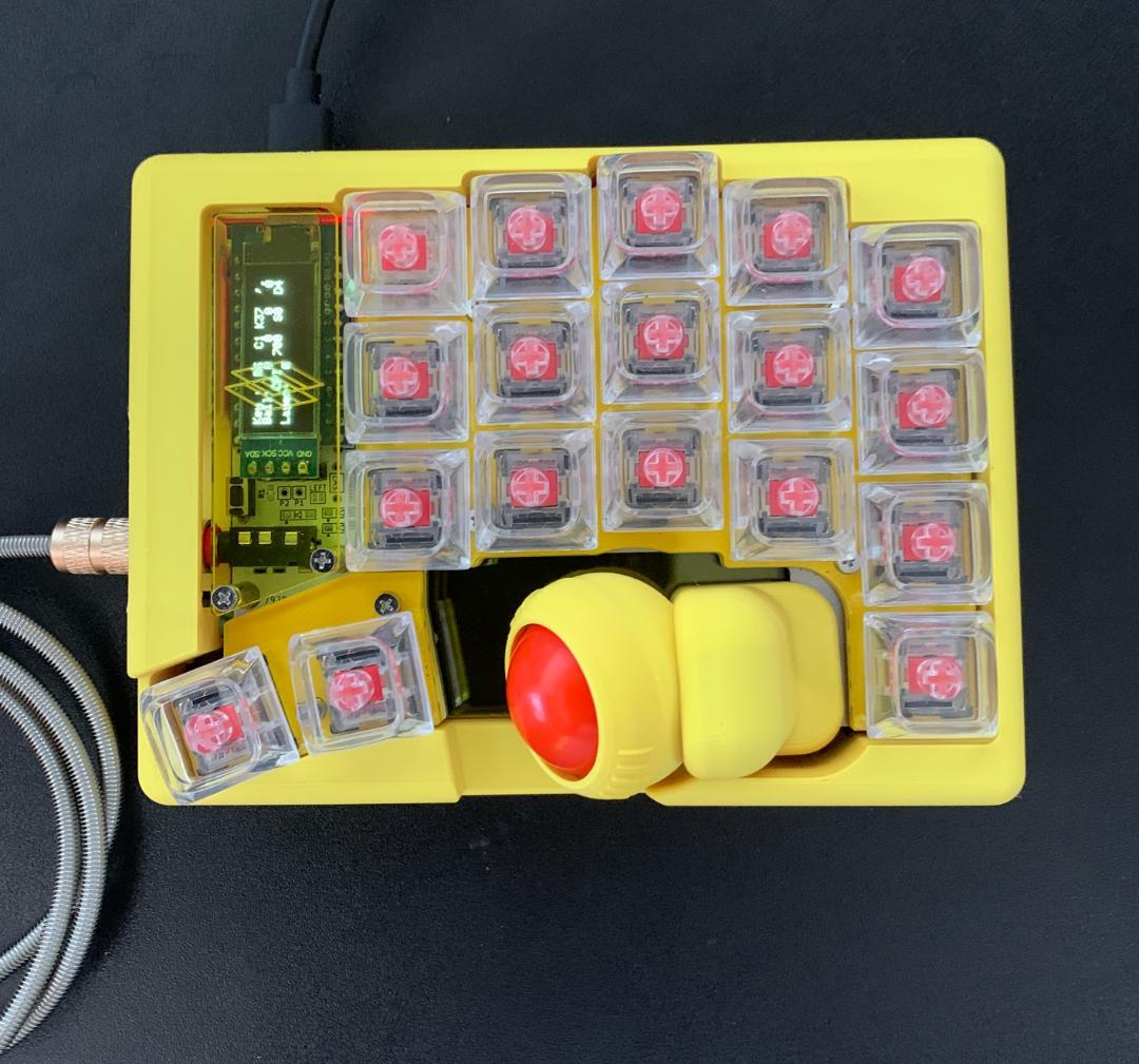 Keyball39 ガスケットマウントセット ※ほぼ撮影用のみの中古美品