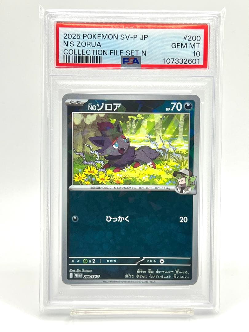 PSA10】Nのゾロア プロモ - メルカリ