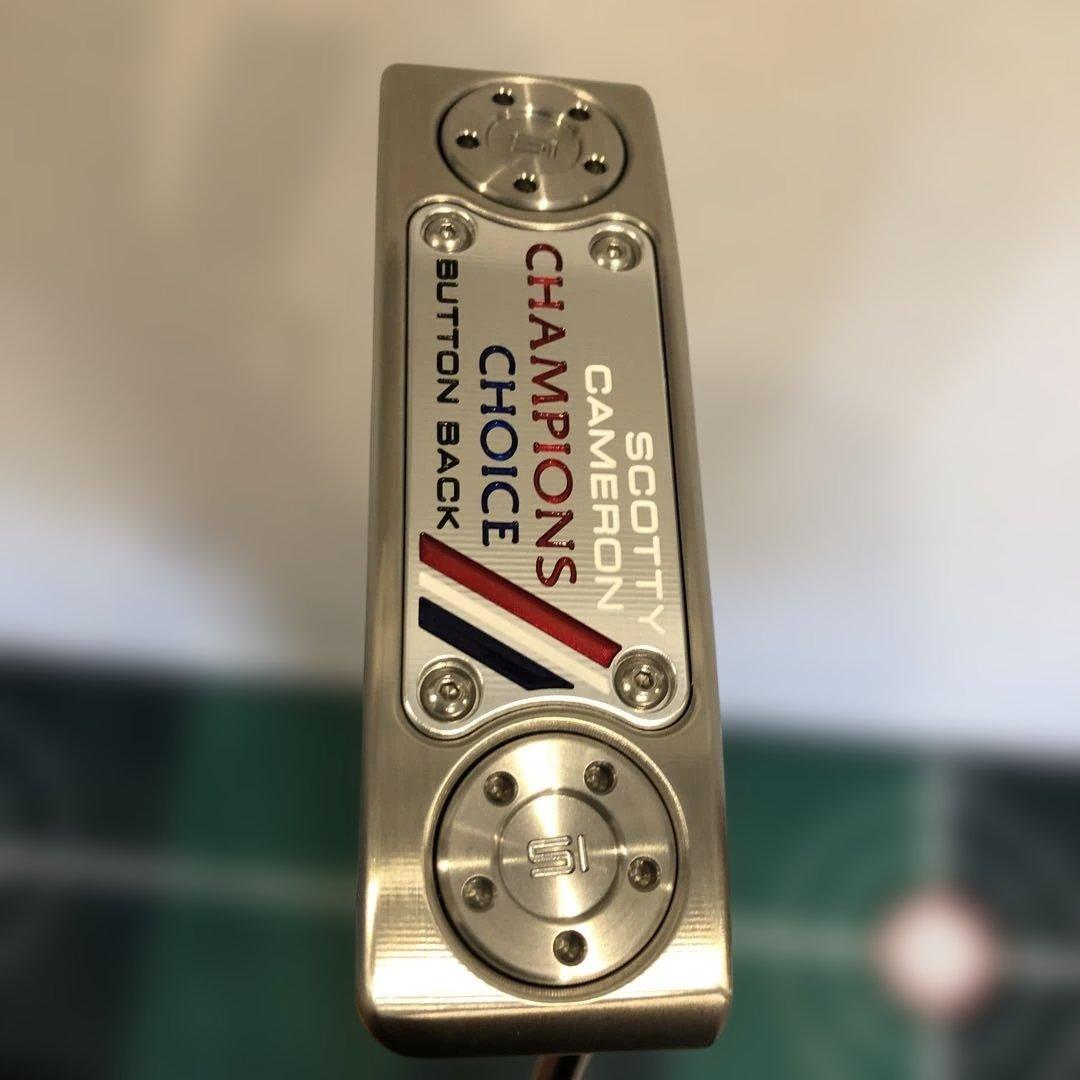 新品未使用チャンピオンズチョイス ニューポート + ボタンバック　34インチ SCOTTY CAMERON スコッティキャメロン チャンピオンズ チョイス ボタン
