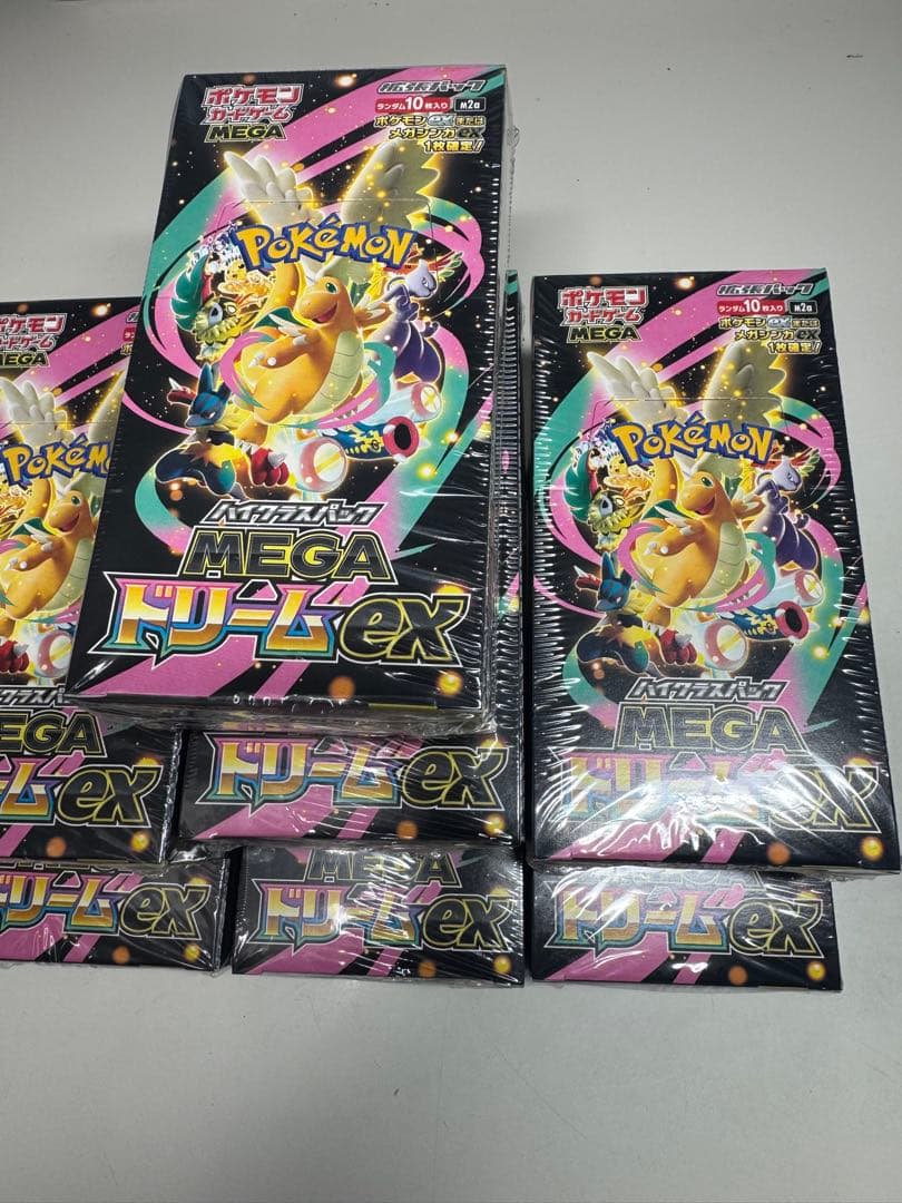 ポケモンカードMEGAドリームex BOX 新品未開封 7box シュリンク付き