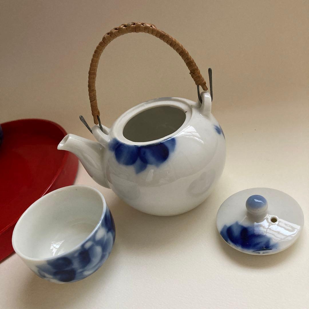 骨董 雛道具 ままごと 茶器 急須 湯呑み 湯呑 お盆