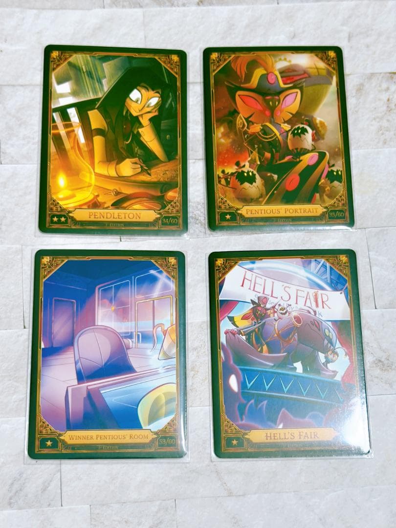 ハズビンホテル ペンシャス エッギーズ トレーディングカード（4枚