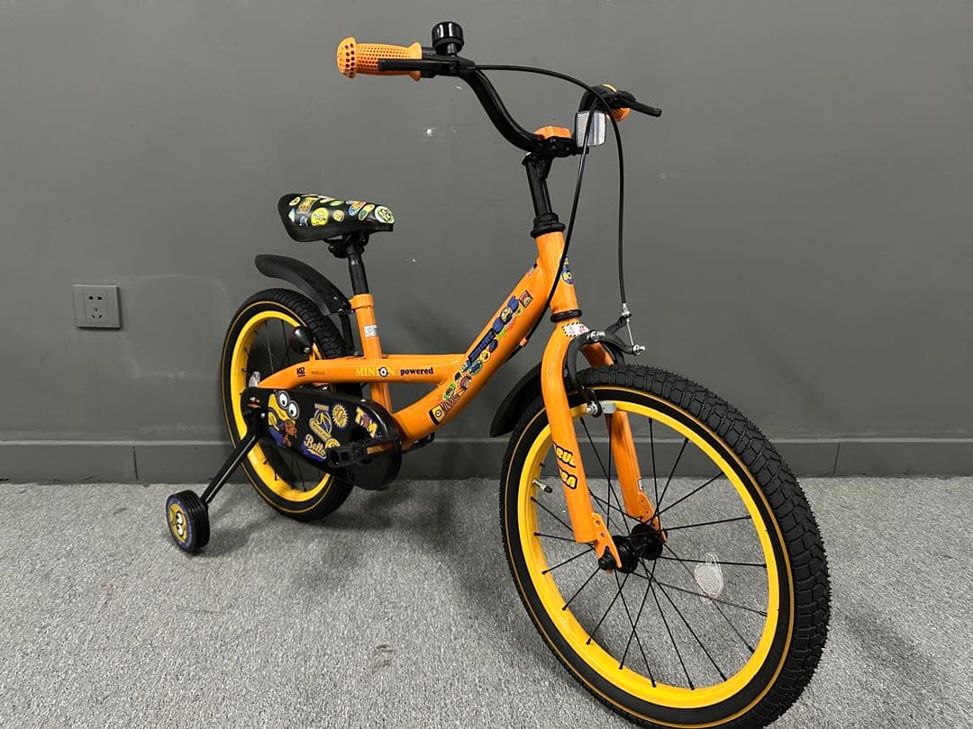 新品・未使用】ミニオンズ 子供用自転車 18インチ 補助輪付き 正規
