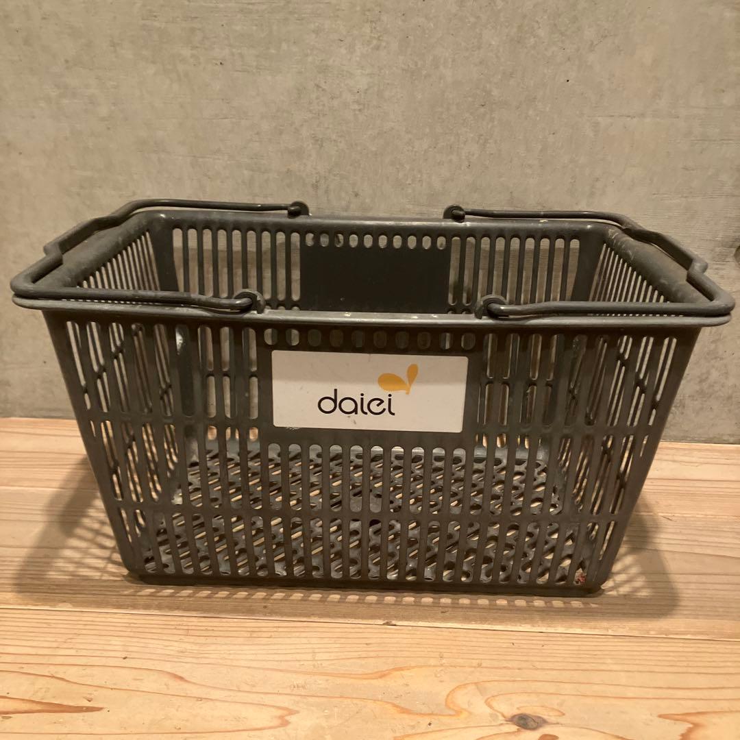 昭和レトロ ダイエー＆グルメシティ 買い物かご 三個 収納 かご 店舗