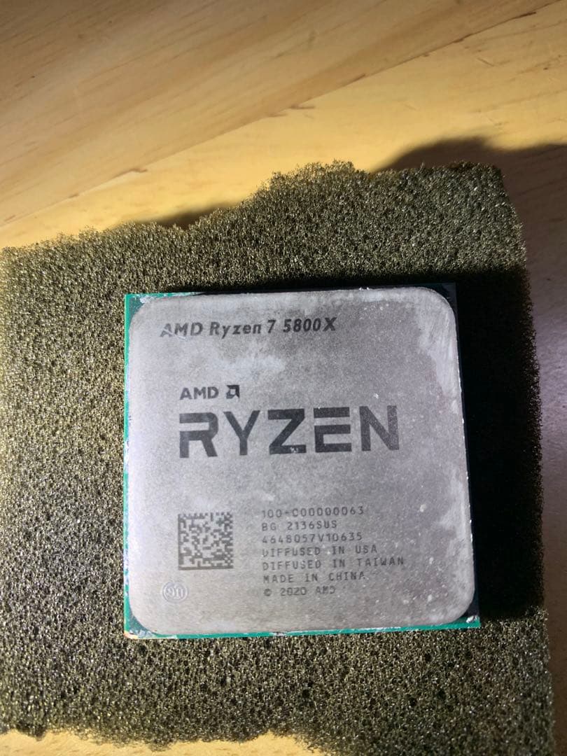 【中古】AMD Ryzen 7 5800X AMD Ryzen 7 5800X Vermeer Desktop Processor 8Core 16Thread 3.8GHz