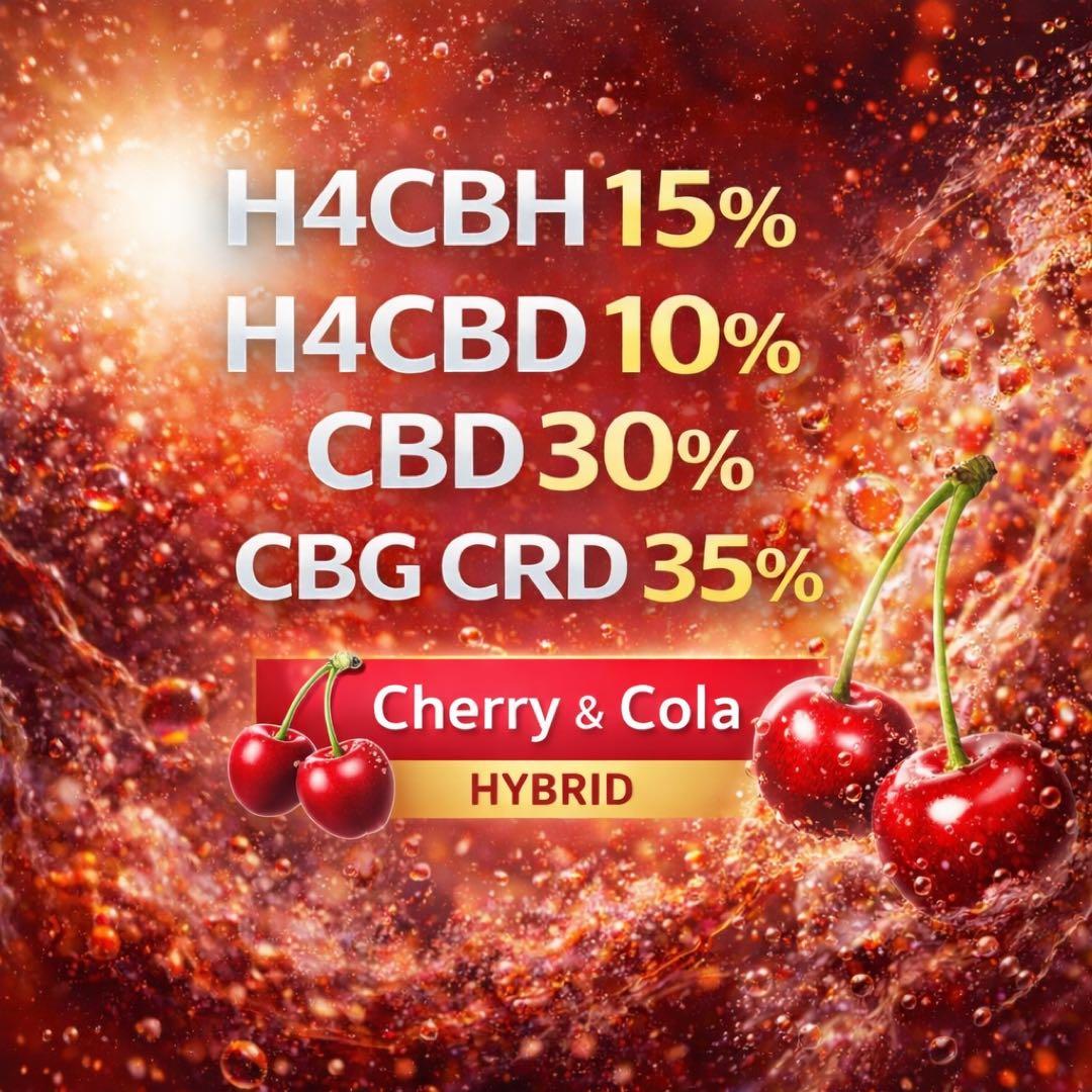 H4CBH 15% Cherry &Cola 1ml H4CBD/CBD/CBG - メルカリ