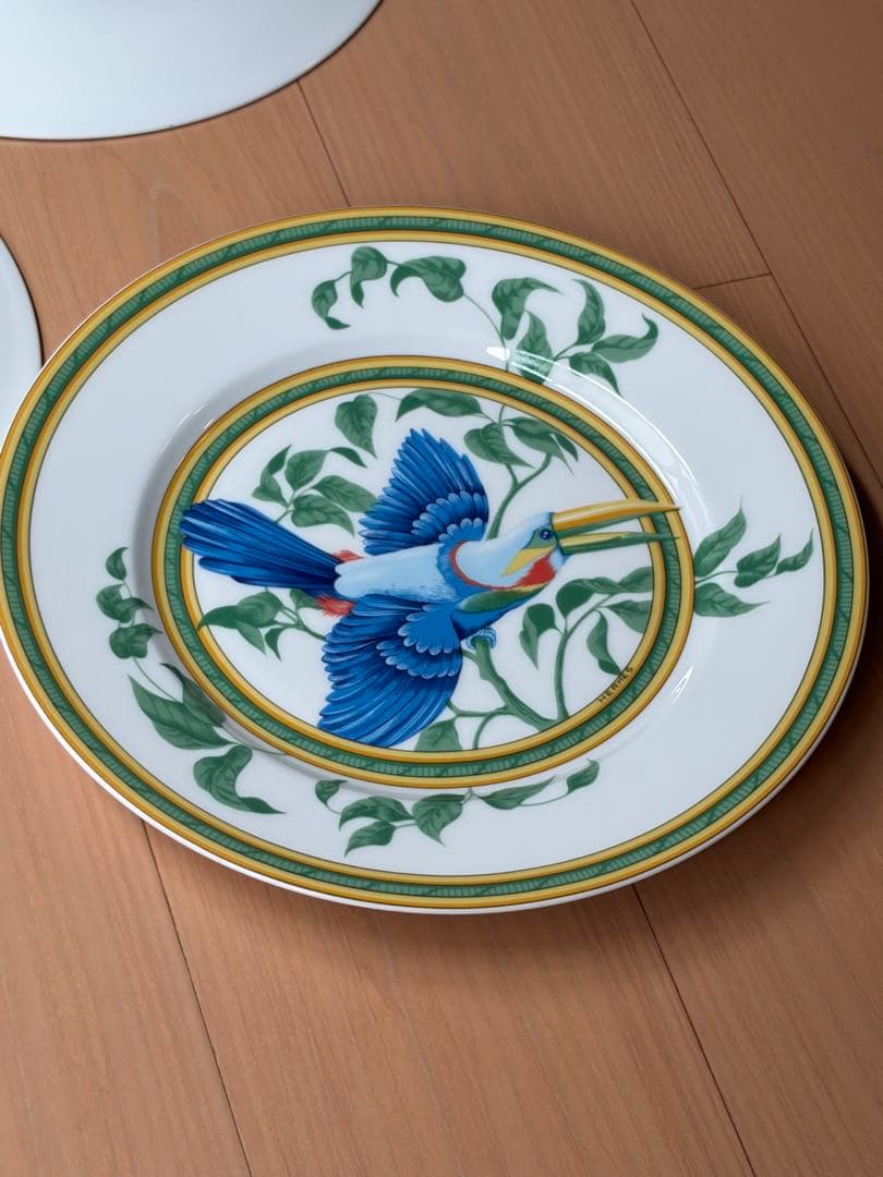 美品 エルメス トゥカン プレート 21.5cm