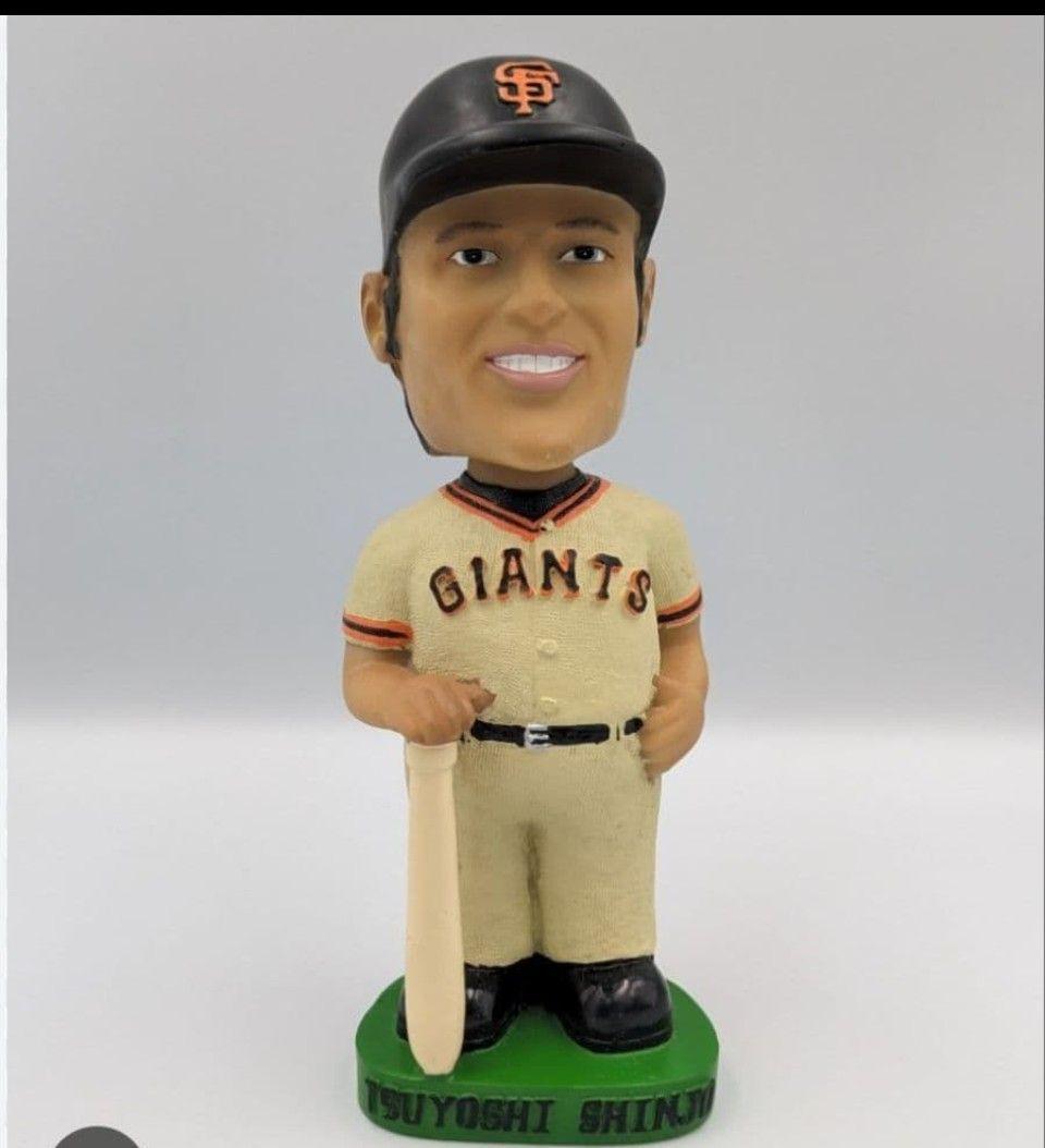 新庄剛志サンフランシスコジャイアンツボブルヘッド人形(2体セット