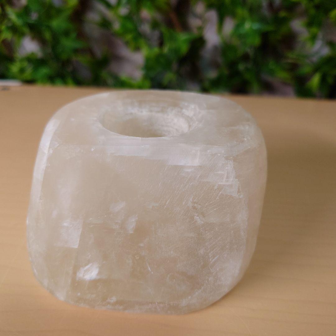 クリスタルファウンテン 台座のみ ゴールデンカルサイト カルキ付着