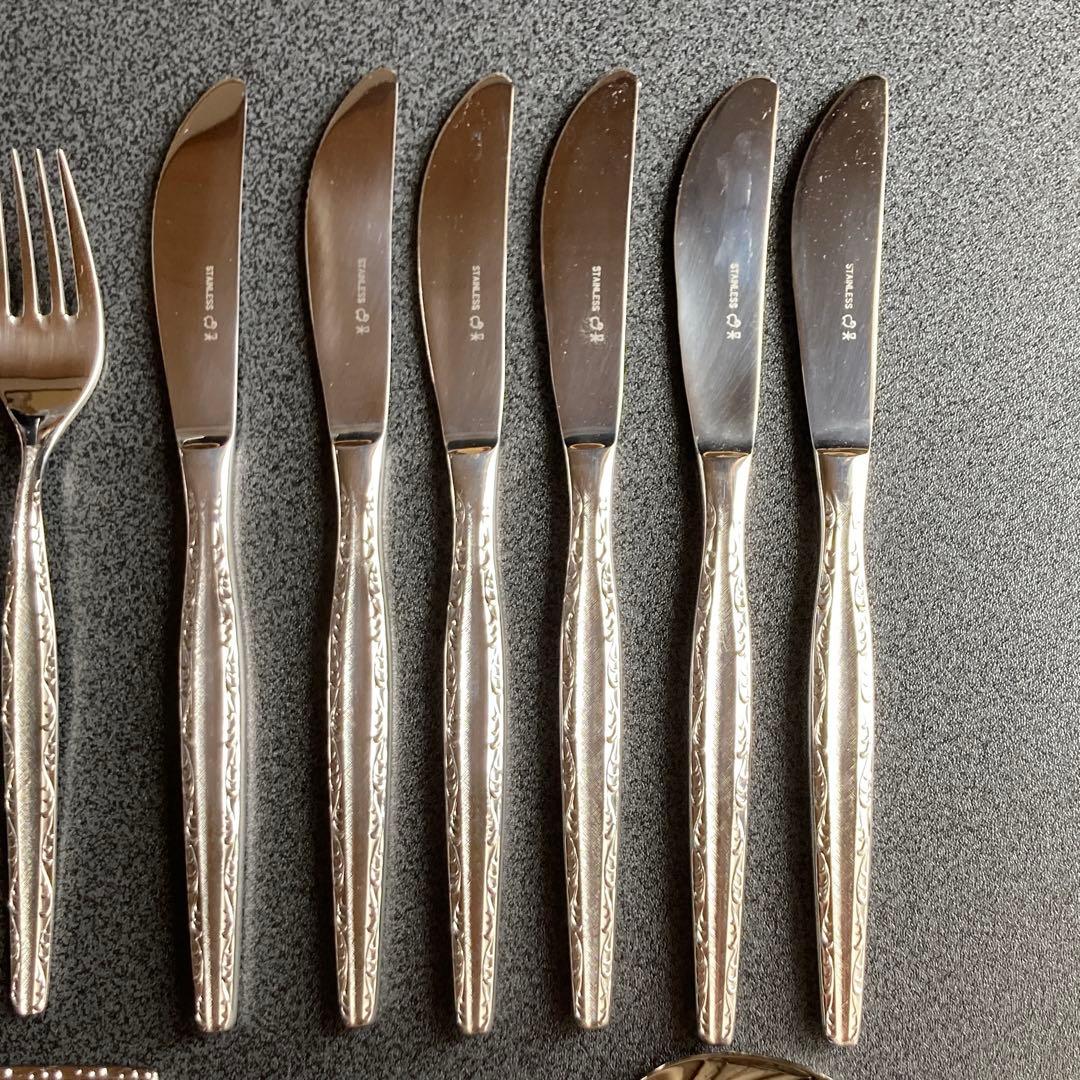 Martianマーシャン ナイフ フォーク スプーン 各6本セット - メルカリ