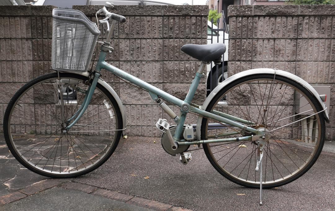 埼玉引取のみ・ジャンク】ブリヂストン ラクッション 27インチ 自転車