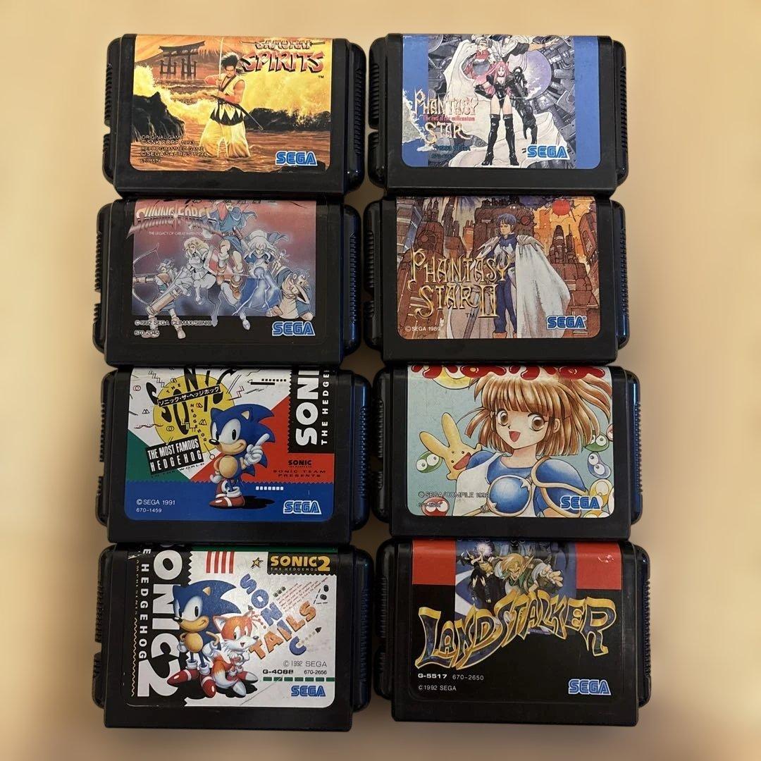 メガドライブソフト8本セット（ジャンク） - メルカリ