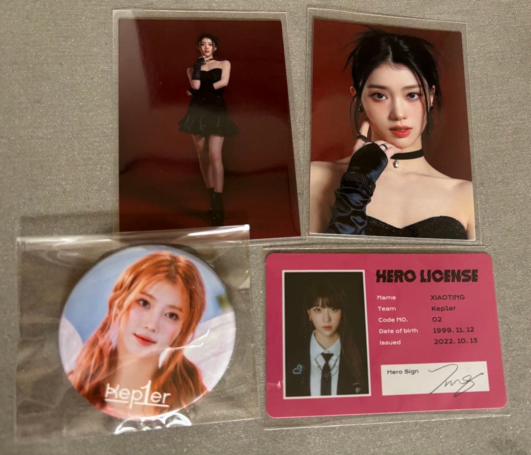 Kep1er XIAOTING シャオティン トレカ 缶バッジ - メルカリ