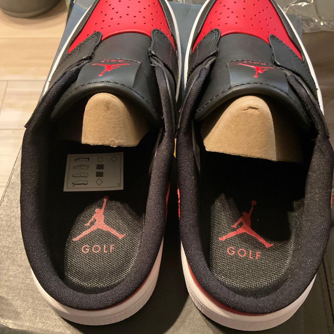 AIR JORDAN MULE ゴルフシューズ 24cm ジョーダン 赤 レッド - メルカリ