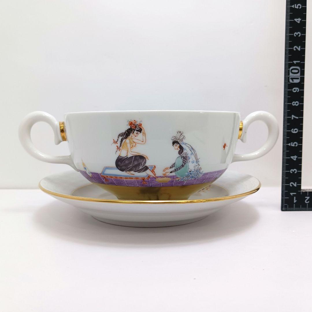 Y3268 マイセン アラビアンナイト スープカップ&プレート ten - メルカリ