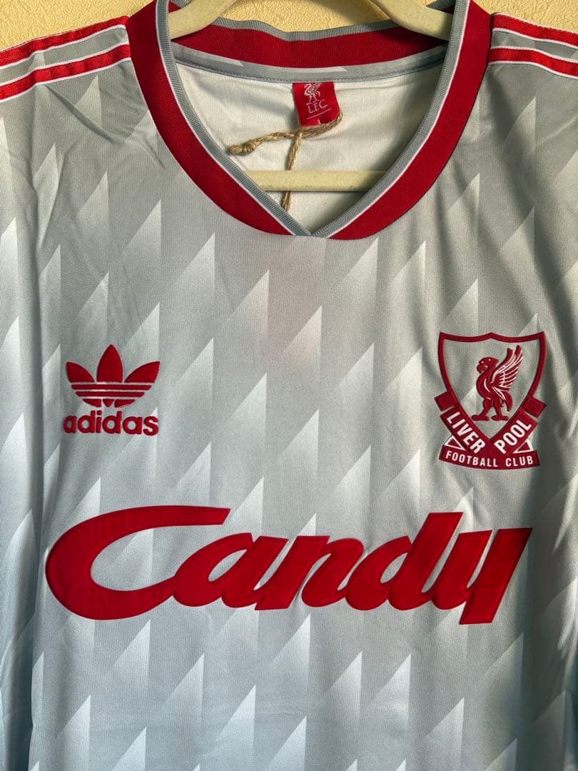 Liverpool adidas Candy ジャージ シルバー 89-91 - メルカリ